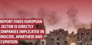 Έκθεση αποκαλύπτει τις οικονομικές σχέσεις κορυφαίων ευρωπαϊκών χρηματοπιστωτικών ιδρυμάτων και εταιρειών που συνεργάζονται με το καθεστώς γενοκτονίας