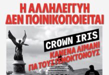 Crown Iris: Η Αλληλεγγύη δεν Ποινικοποιείται